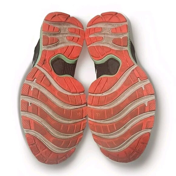 Women's ASICS GEL-Nimbus 22 Running Shoes 1012A587-003 Black/Bio Mint Size 7.5 - Picture 8 of 9